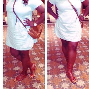 Denim Like Mini Dress